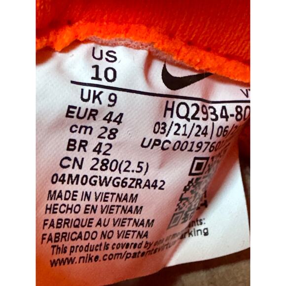 Nike ReactX Infinity Run 4 Premium 'Hyper Crimson Men's Running Shoes Size 10 - Picture 12 of 12